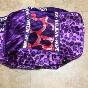 Justin Bieber’s traveling bag